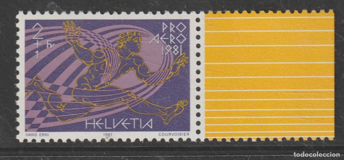 Sellos: Suisse Switzerland 1981 - Yvert Pro aereo 48 mnh**