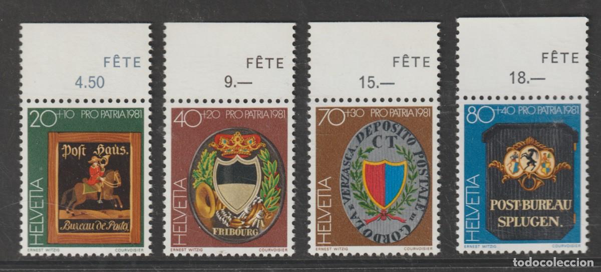 Sellos: Suisse Switzerland 1981 - Pro Patria Yvert 1128/1131 mnh**