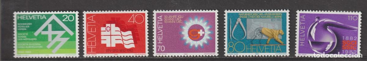 Sellos: Suisse Switzerland 1982 - Yvert 1143/1147 mnh**