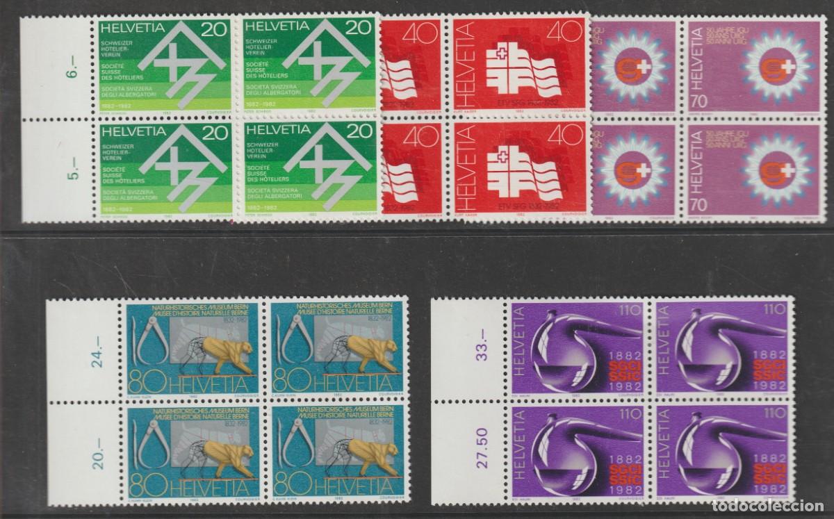 Sellos: Suisse Switzerland 1982 - Yvert 1143/1147 b4 mnh**