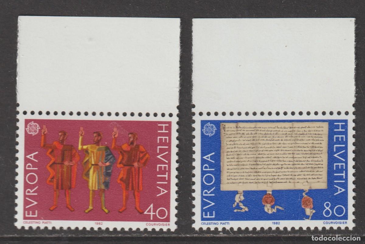 Sellos: Suisse Switzerland 1982 - Europa CEPT Yvert 1150/1151 mnh**