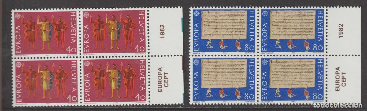 Sellos: Suisse Switzerland 1982 - Europa CEPT Yvert 1150/1151 b4 mnh**