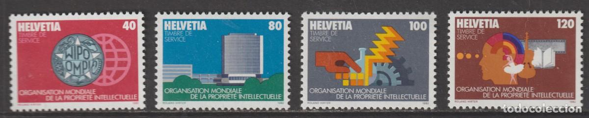 Sellos: Suisse Switzerland 1982 - Yvert Service 457/460 mnh**