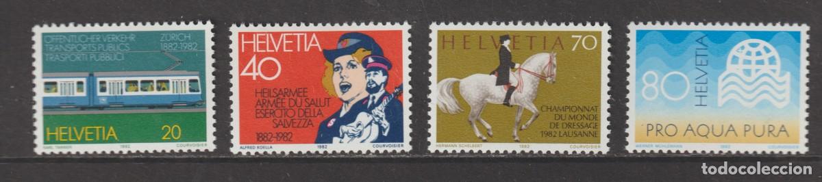 Sellos: Suisse Switzerland 1982 - Yvert 1161/1164 mnh**