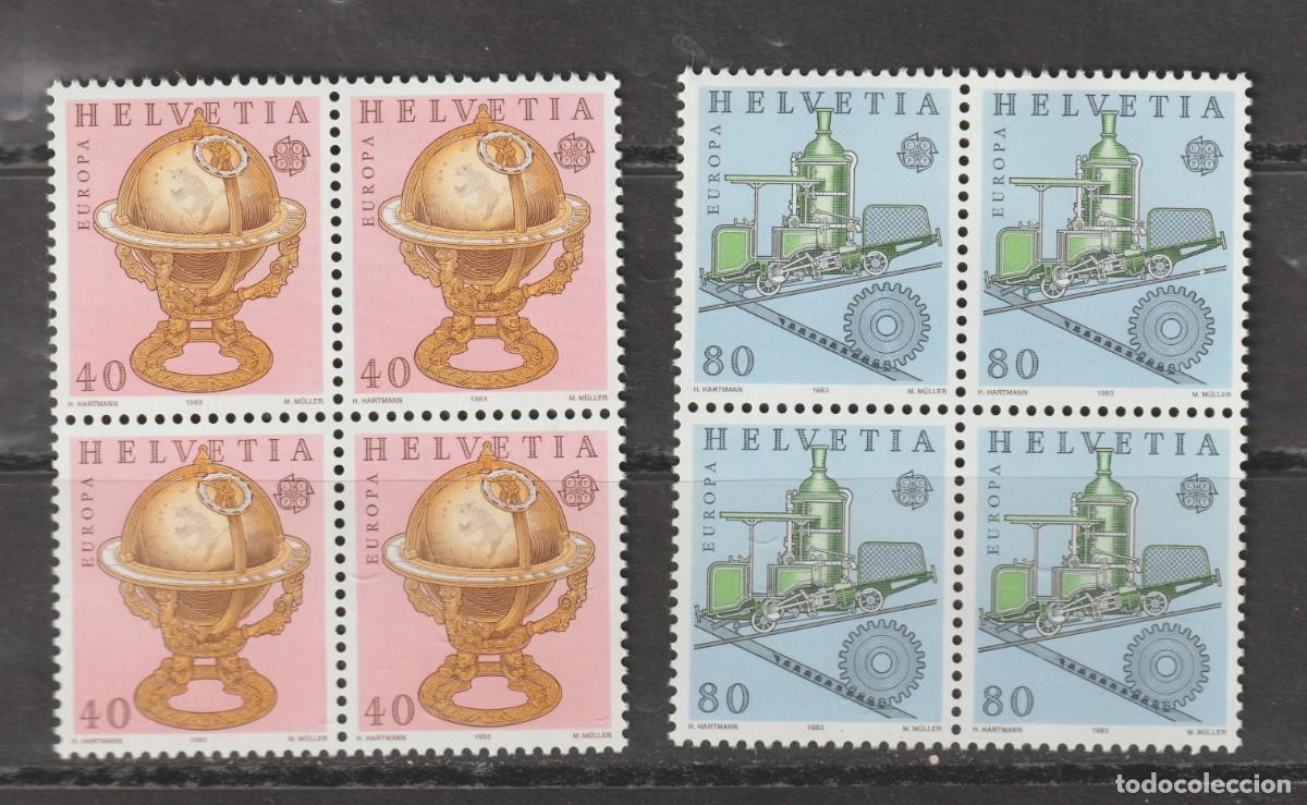 Sellos: Suisse Switzerland 1982 - Europa CEPT Yvert 1178/1179 B4 mnh**