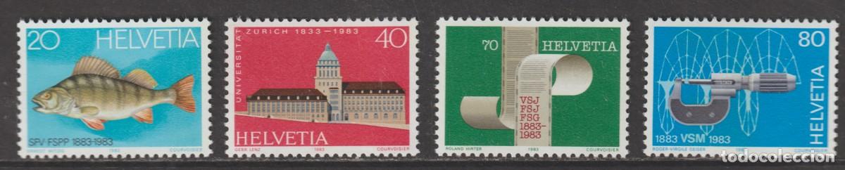 Sellos: Suisse Switzerland 1983 - Yvert 1172/1175 mnh**