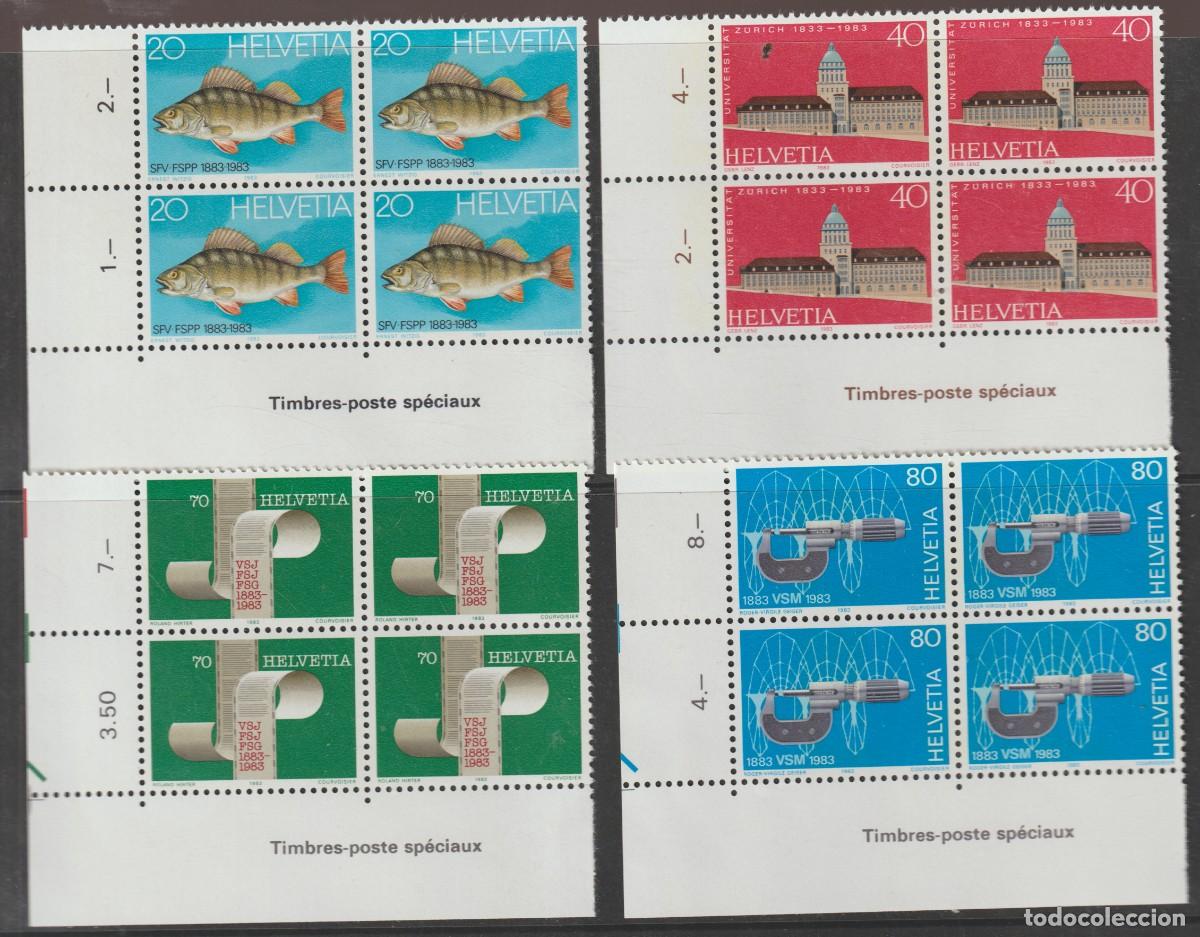 Sellos: Suisse Switzerland 1983 - Yvert 1172/1175 mnh**