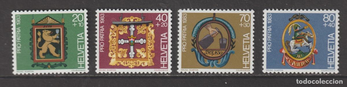 Sellos: Suisse Switzerland 1983 - pro Patria Yvert 1180/1183 mnh**