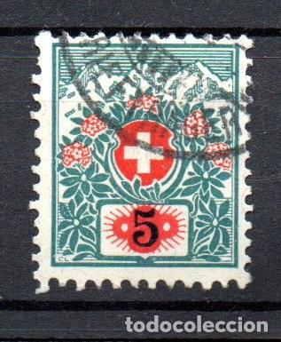 Sellos: SUIZA. 1916. IMPUESTOS. YT 51