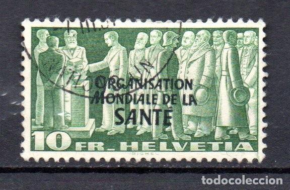 Sellos: SUIZA. 1937 OFICIAL ,YT 353. ORGANIZACION MUNDIAL DE LA SALUD