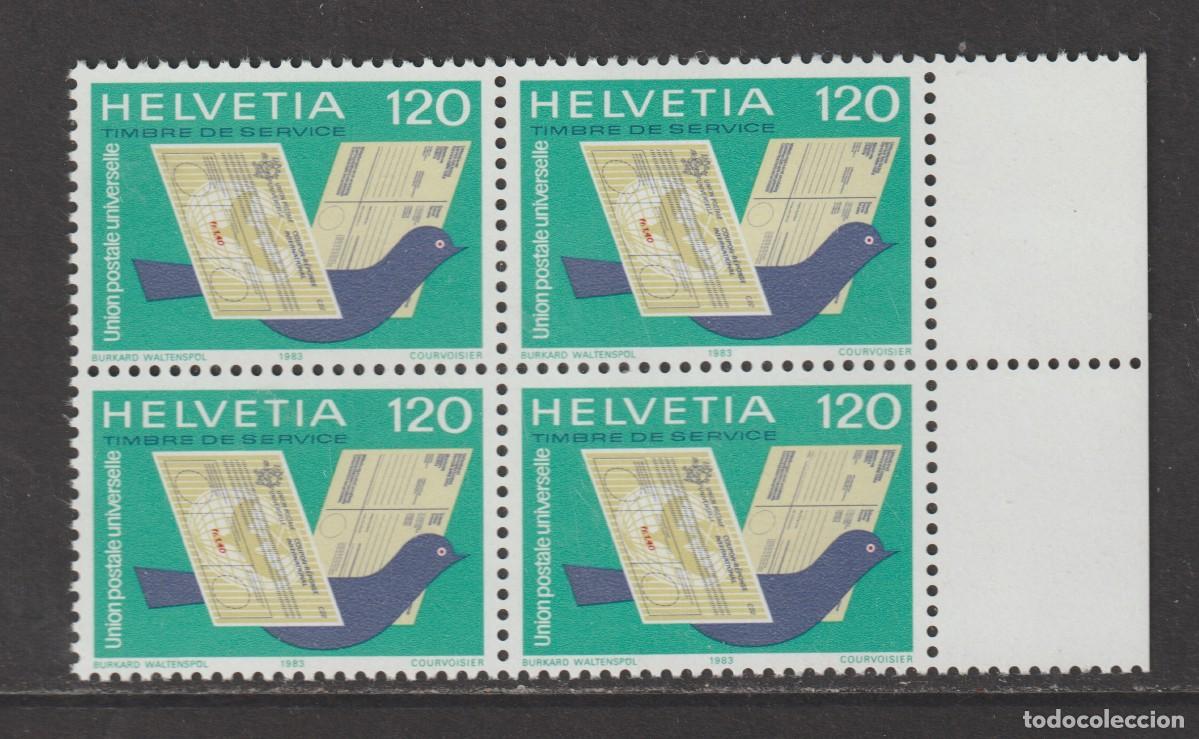 Sellos: Suisse Switzerland 1983 - Yvert Service 462 b4 mnh**