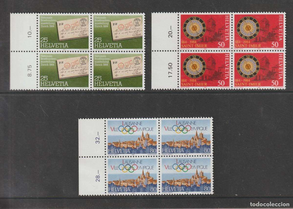 Sellos: Suisse Switzerland 1984 - Yvert 1196/1198 b4 mnh**