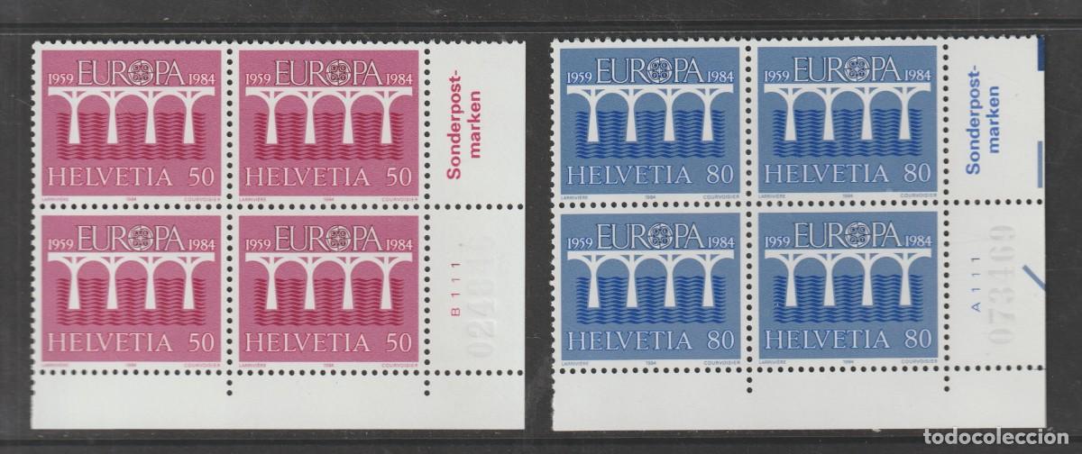Sellos: Suisse Switzerland 1984 - Europa CEPT Yvert 1199/1200 b4 mnh**