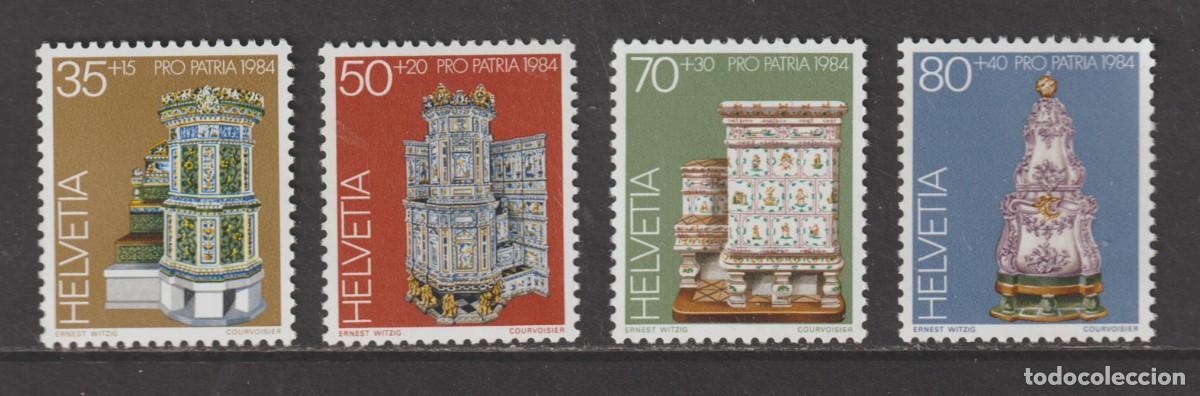 Sellos: Suisse Switzerland 1984 - Pro Patria Yvert 1201/1204 mnh**