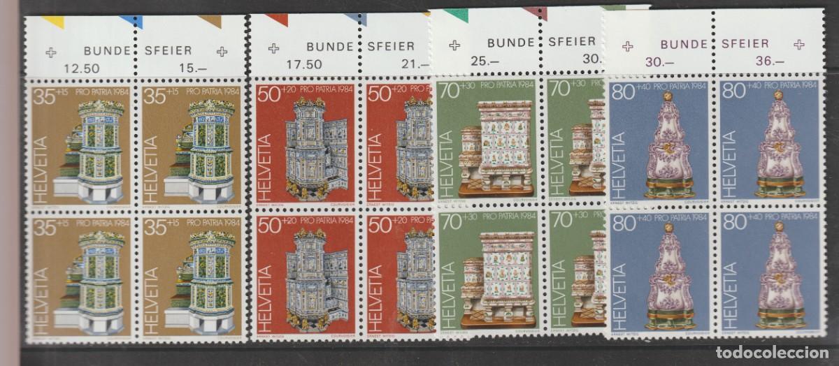 Sellos: Suisse Switzerland 1984 - Pro Patria Yvert 1201/1204 mnh**