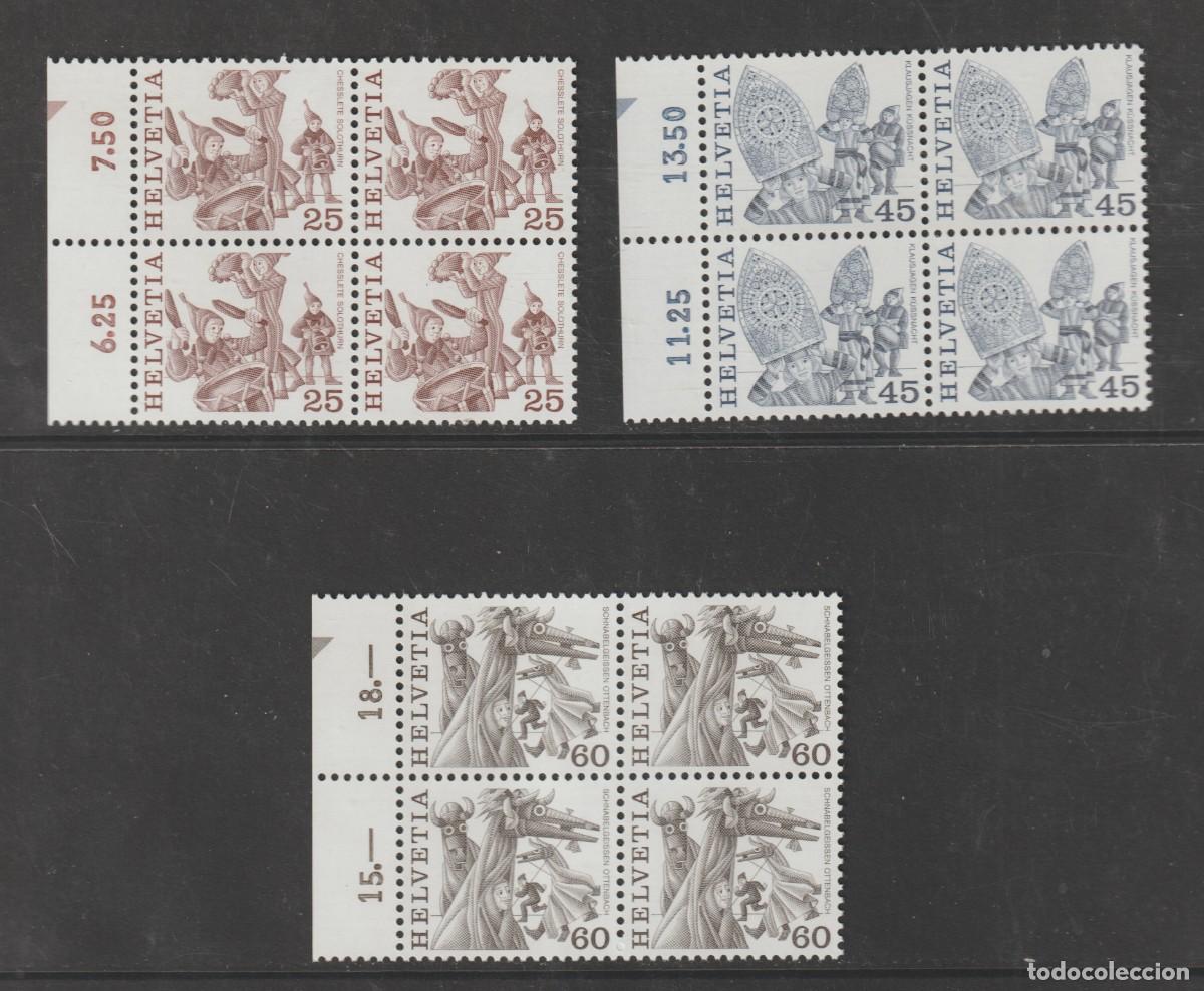 Sellos: Suisse Switzerland 1984 - Yvert 1209/1211 b4 mnh**