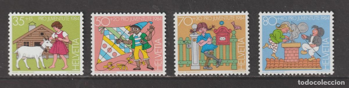 Sellos: Suisse Switzerland 1984 - Pro juventute Yvert 1213/1216 mnh**