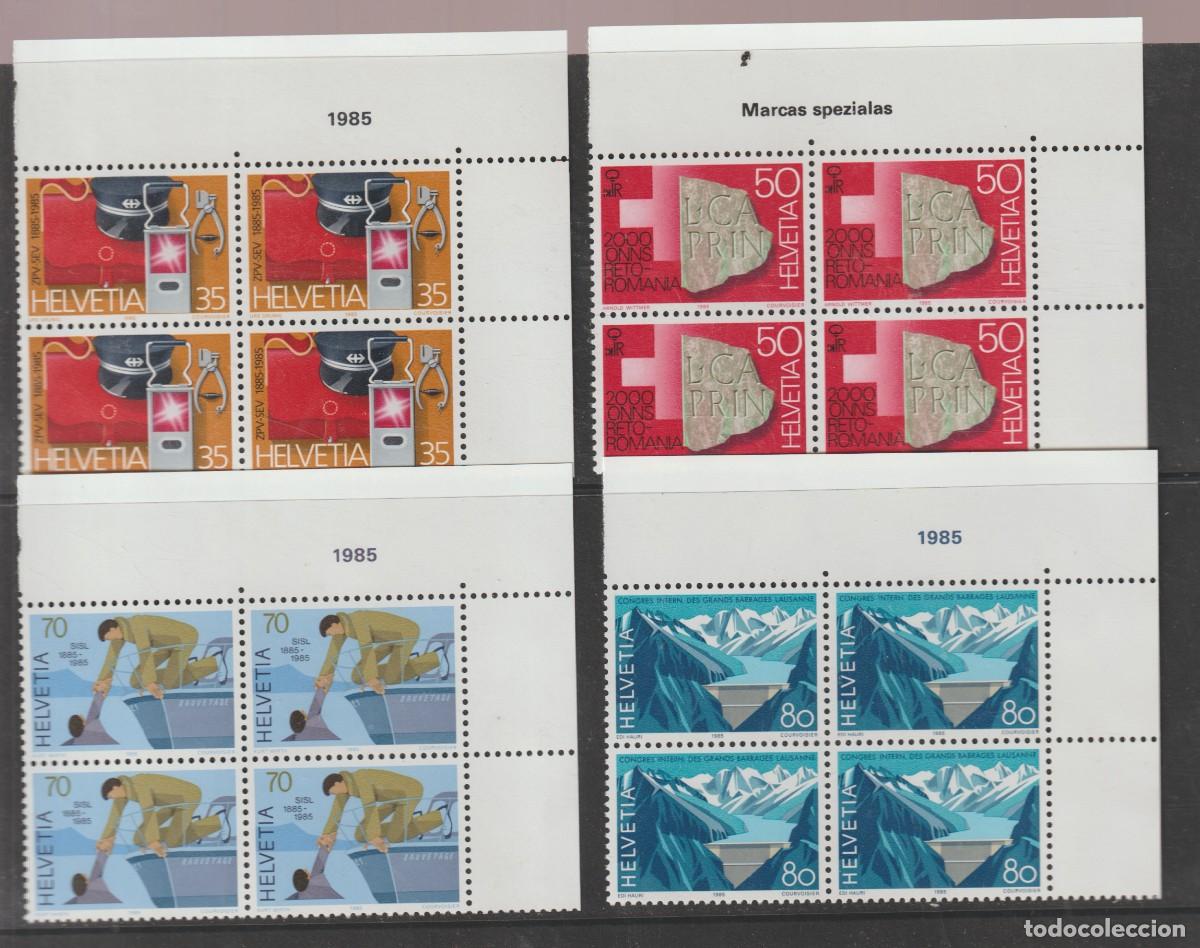 Sellos: Suisse Switzerland 1985 - Yvert 1219/1222 b4 mnh**