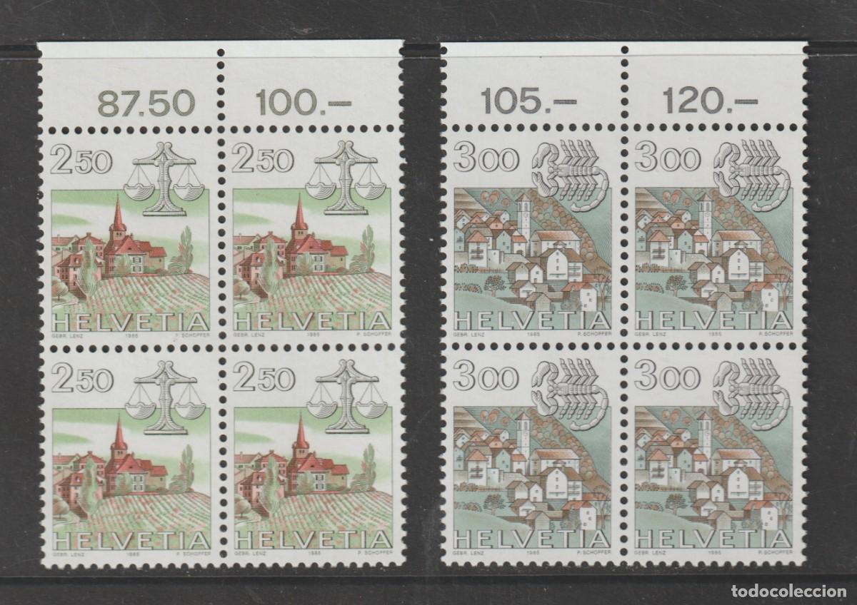 Sellos: Suisse Switzerland 1985 - Yvert 1217/1218 b4 mnh**