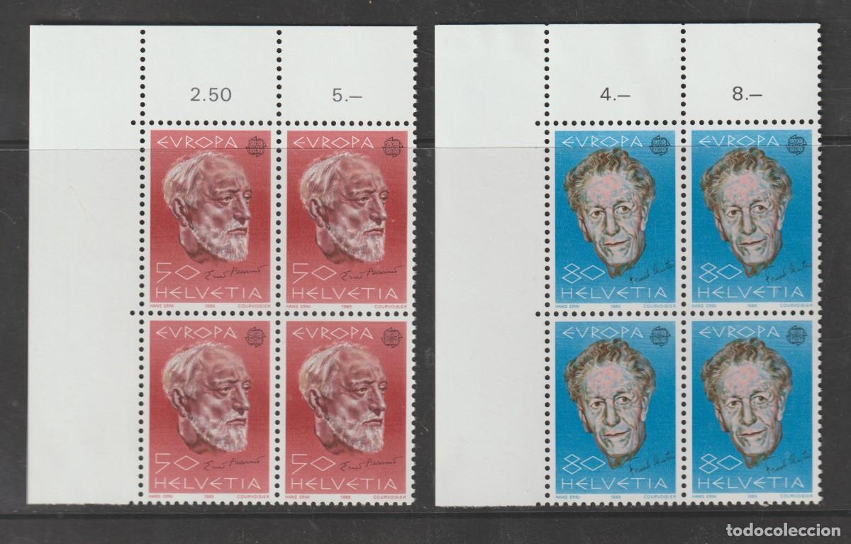 Sellos: Suisse Switzerland 1985 - Europa CEPT Yvert 1223/1224 b4 mnh**