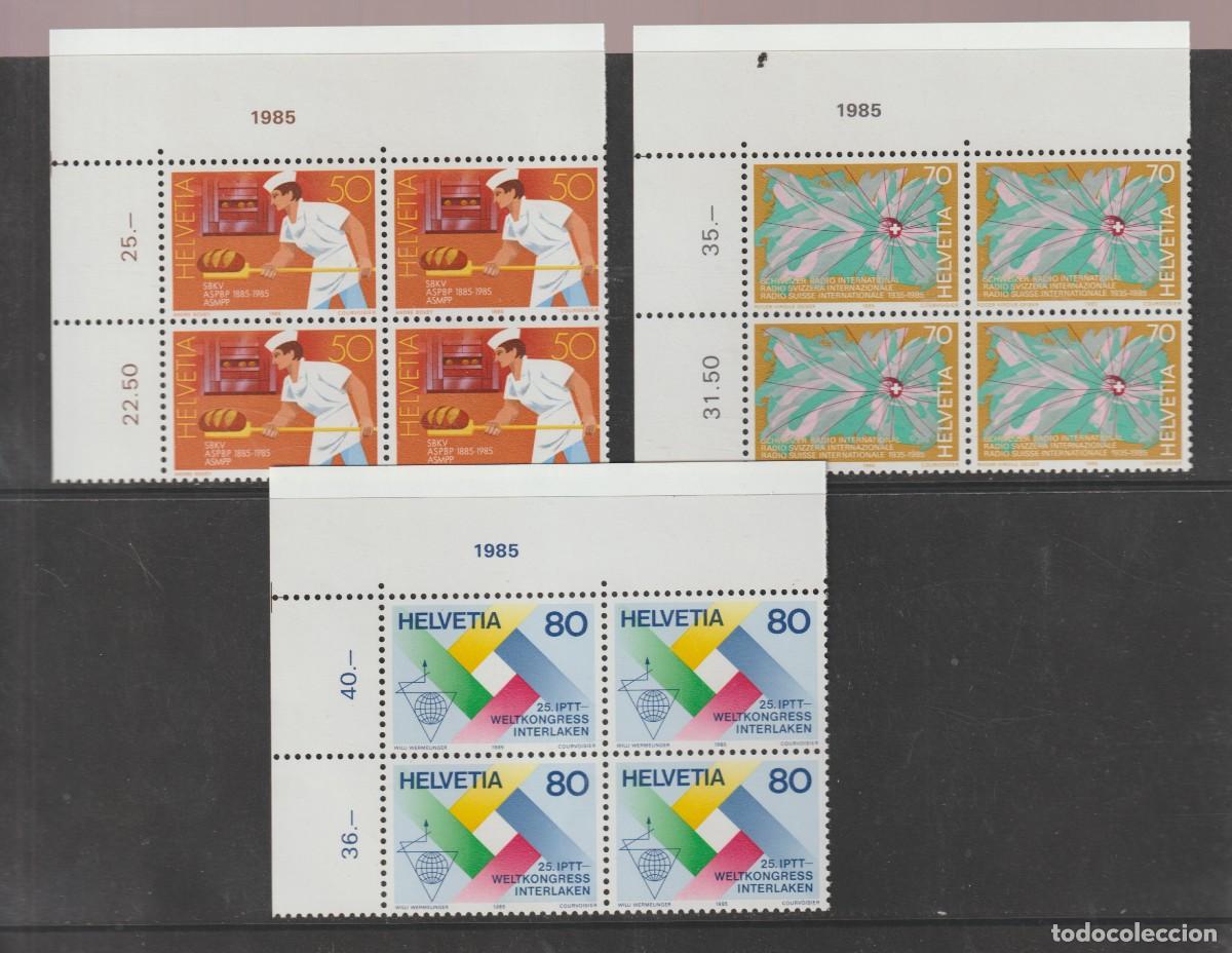 Sellos: Suisse Switzerland 1985 - Yvert 1230/1232 b4 mnh**