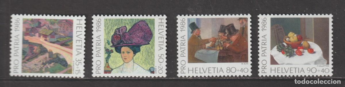 Sellos: Suisse Switzerland 1986 - Pro Patria Yvert 1246/1249 mnh**