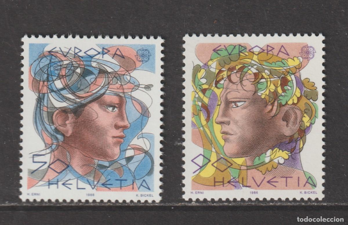 Sellos: Suisse Switzerland 1986 - Europa CEPT Yvert 1244/1245 mnh**