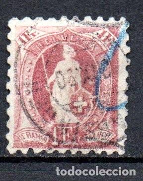 Sellos: SUIZA. 1889. YT 85. HELVETIA