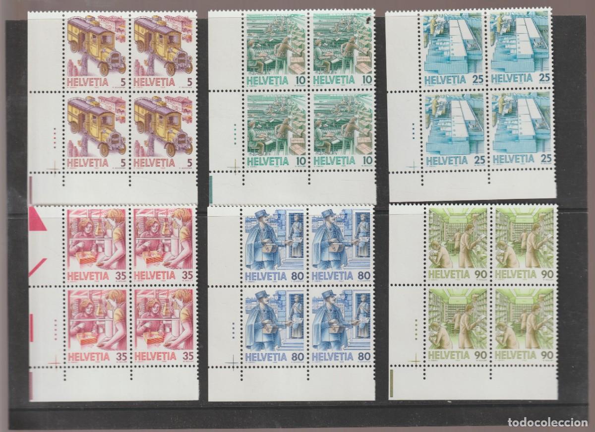 Sellos: Suisse Switzerland 1986 - Yvert 1250/1255 b4 mnh**