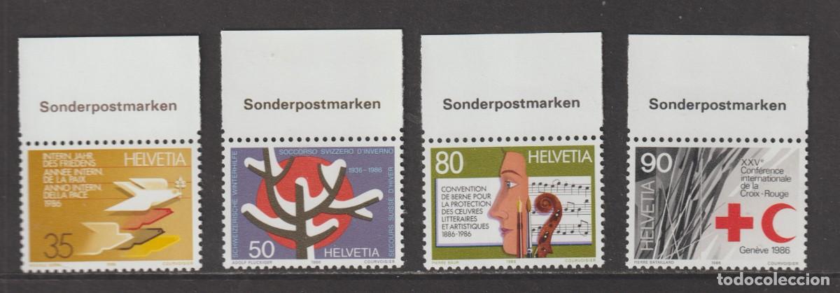 Sellos: Suisse Switzerland 1986 - Yvert 1256/1259 mnh**
