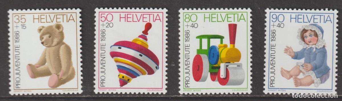 Sellos: Suisse Switzerland 1986 - Pro juventute Yvert 1260/1263 mnh**
