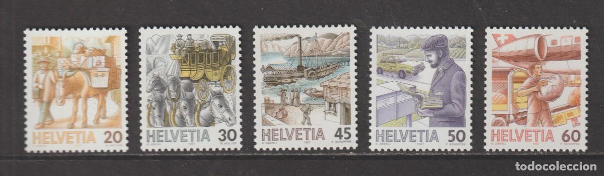 Sellos: Suisse Switzerland 1987 - Yvert 1264/1268 mnh**