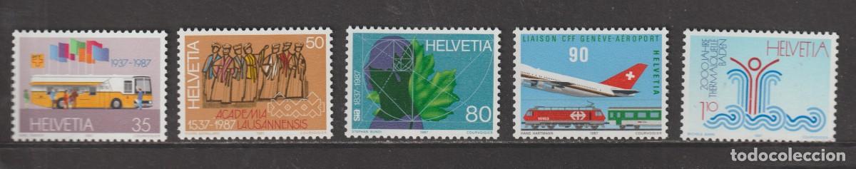 Sellos: Suisse Switzerland 1987 - Yvert 1269/1273 mnh**