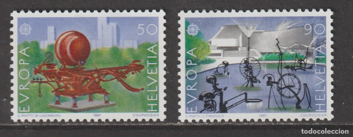 Sellos: Suisse Switzerland 1987 - Europa CEPT Yvert 1274/1275 mnh**