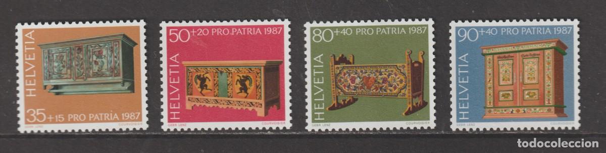 Sellos: Suisse Switzerland 1987 - Pro Patria Yvert 1276/1279 mnh**