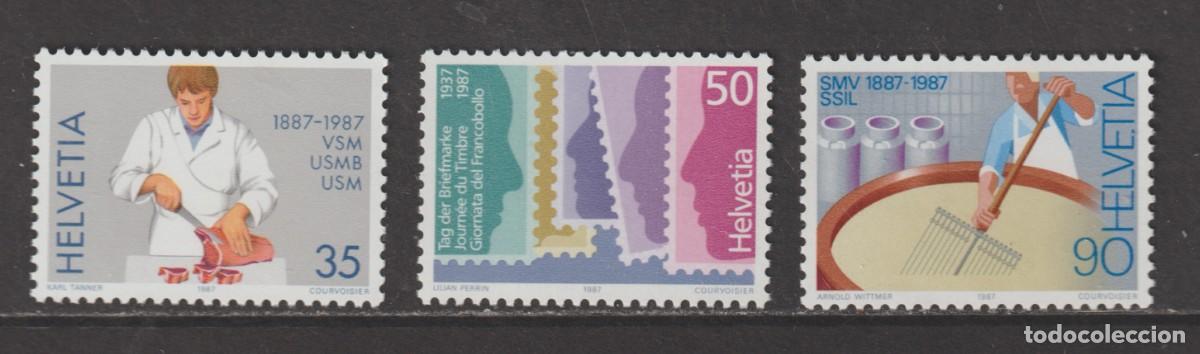 Sellos: Suisse Switzerland 1987 - Yvert 1284/1286 mnh**
