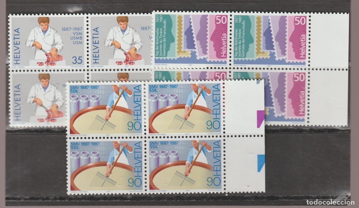 Sellos: Suisse Switzerland 1987 - Yvert 1284/1286 b4 mnh**