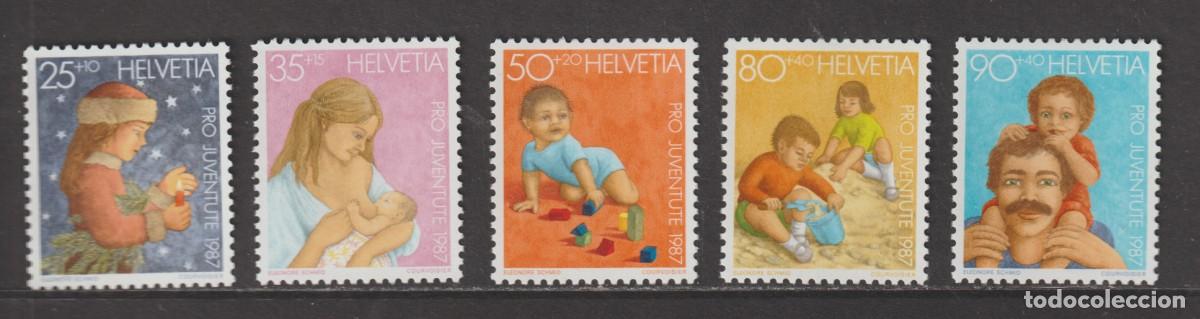Sellos: Suisse Switzerland 1987 - Pro juventute Yvert 1288/1292 mnh**
