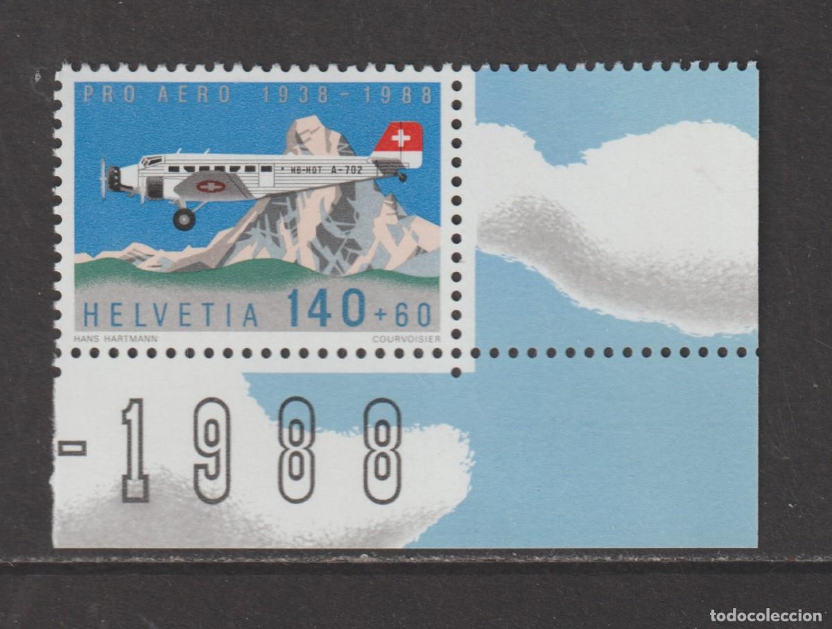 Sellos: Suisse Switzerland 1988 - Poste aerienne Yvert 49 mnh**