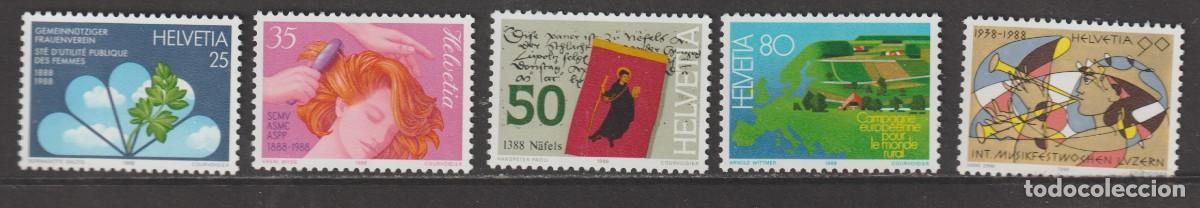Sellos: Suisse Switzerland 1988 - Yvert 1293/1297 mnh**