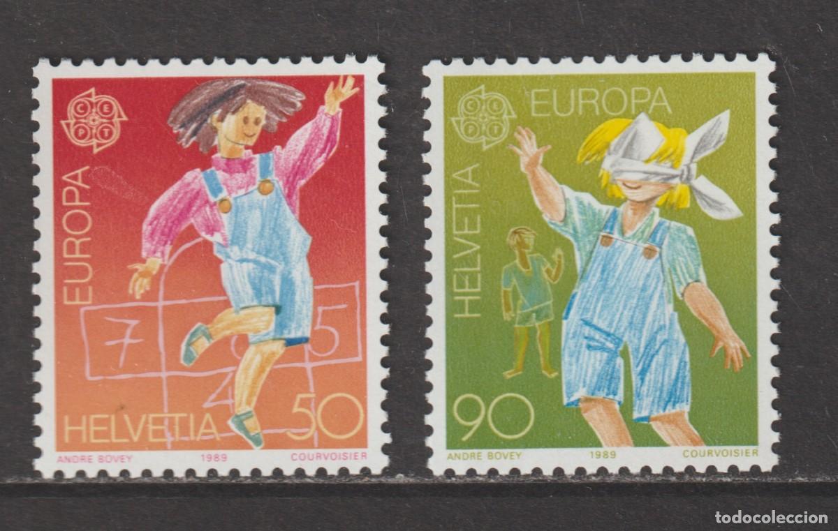 Sellos: Suisse Switzerland 1989 - Europa CEPT Yvert 1323/1324 mnh**