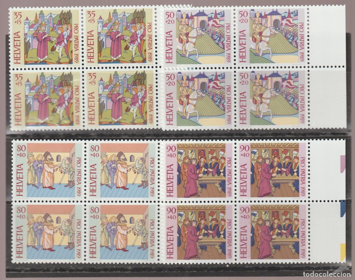 Sellos: Suisse Switzerland 1989 - Pro Patria Yvert 1323/1324 b4 mnh**