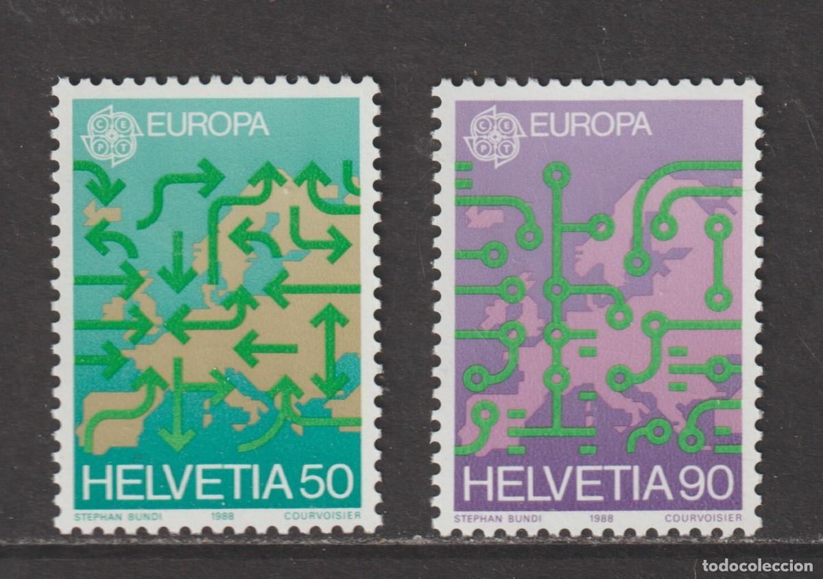 Sellos: Suisse Switzerland 1988 - Europa CEPT Yvert 1298/1299 mnh**
