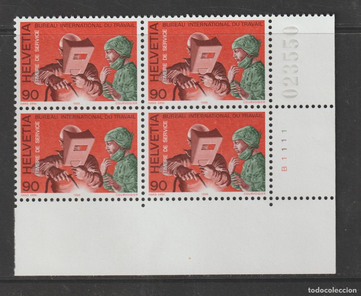 Sellos: Suisse Switzerland 1988 - Yvert Service 465 b4 mnh**