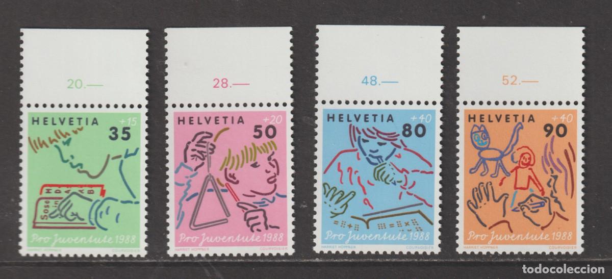 Sellos: Suisse Switzerland 1988 - Pro juventute Yvert 1309/1312 mnh**