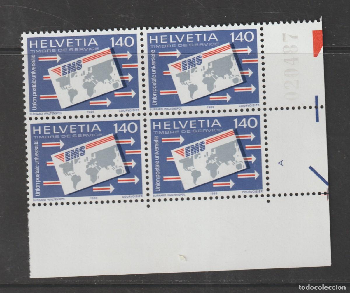 Sellos: Suisse Switzerland 1988 - Yvert Service 467 b4 mnh**