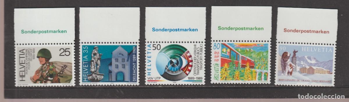 Sellos: Suisse Switzerland 1989 - Yvert 1314/1318 mnh**