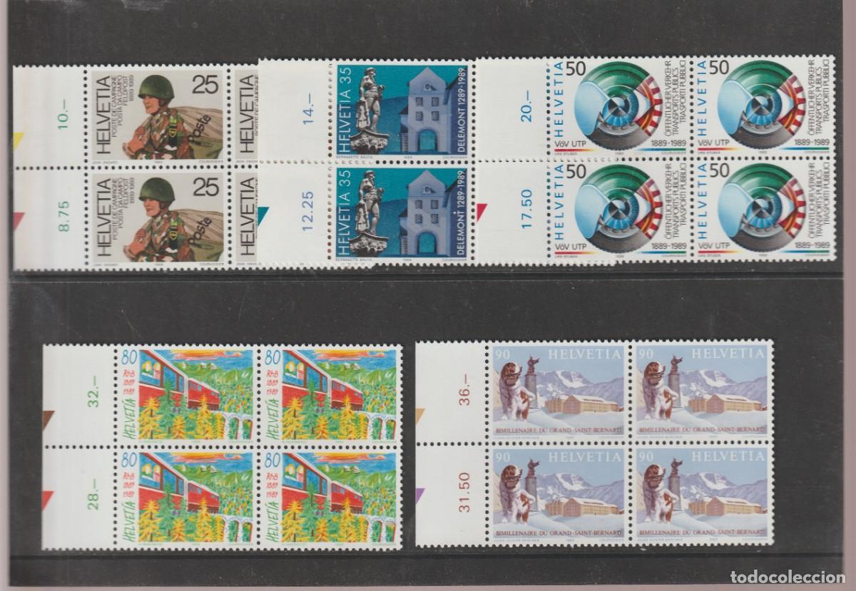 Sellos: Suisse Switzerland 1989 - Yvert 1314/1318 mnh**