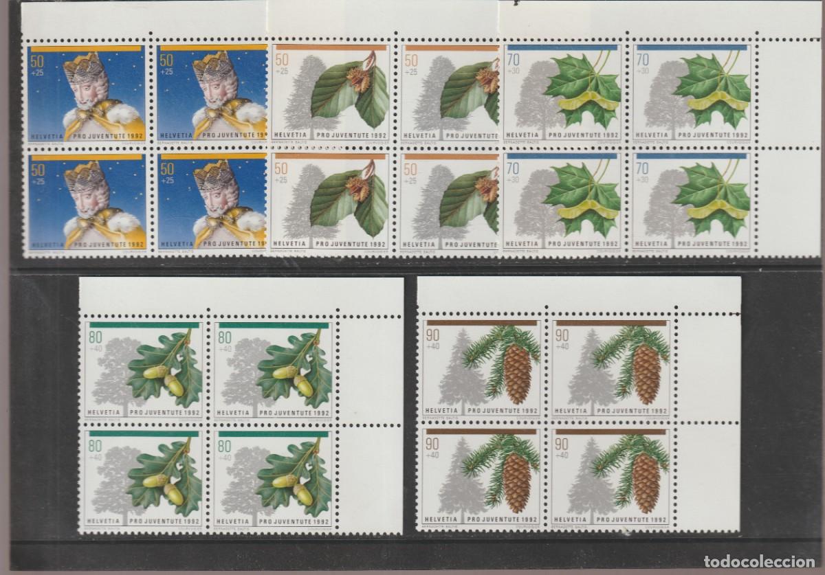 Sellos: Suisse Switzerland 1992 - Pro juventute Yvert 1411/1415 b4 mnh**