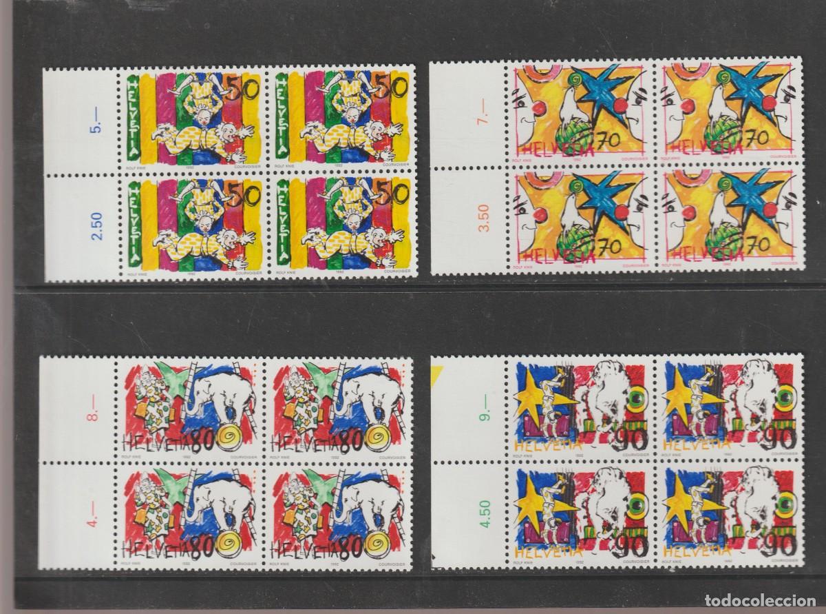 Sellos: Suisse Switzerland 1992 - Yvert 1406/1409 b4 mnh**